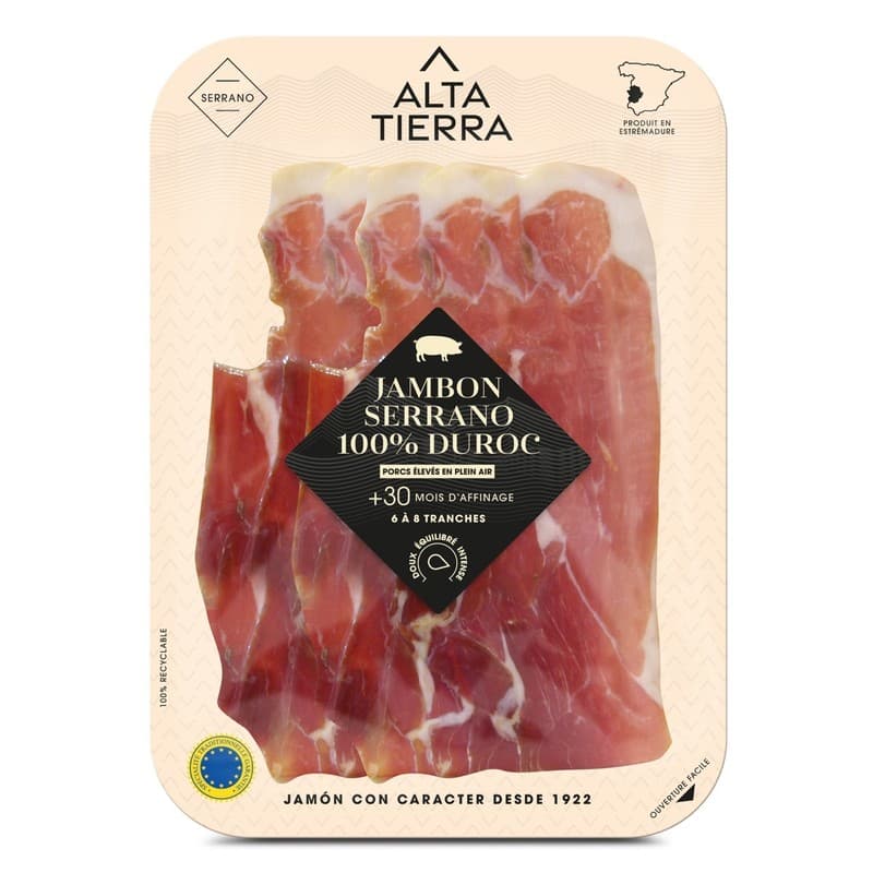 Alta Tierra Jambon Serrano100% Duroc plein air 100g