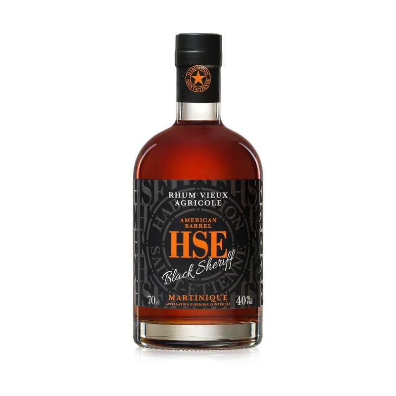 HSE rhum vieux agricole black sheriff 40% 70cl