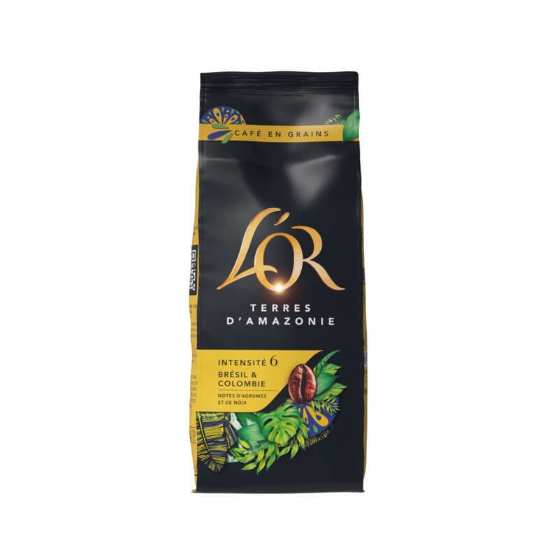 L'Or Café en grain Terres d'Amazonie 500g