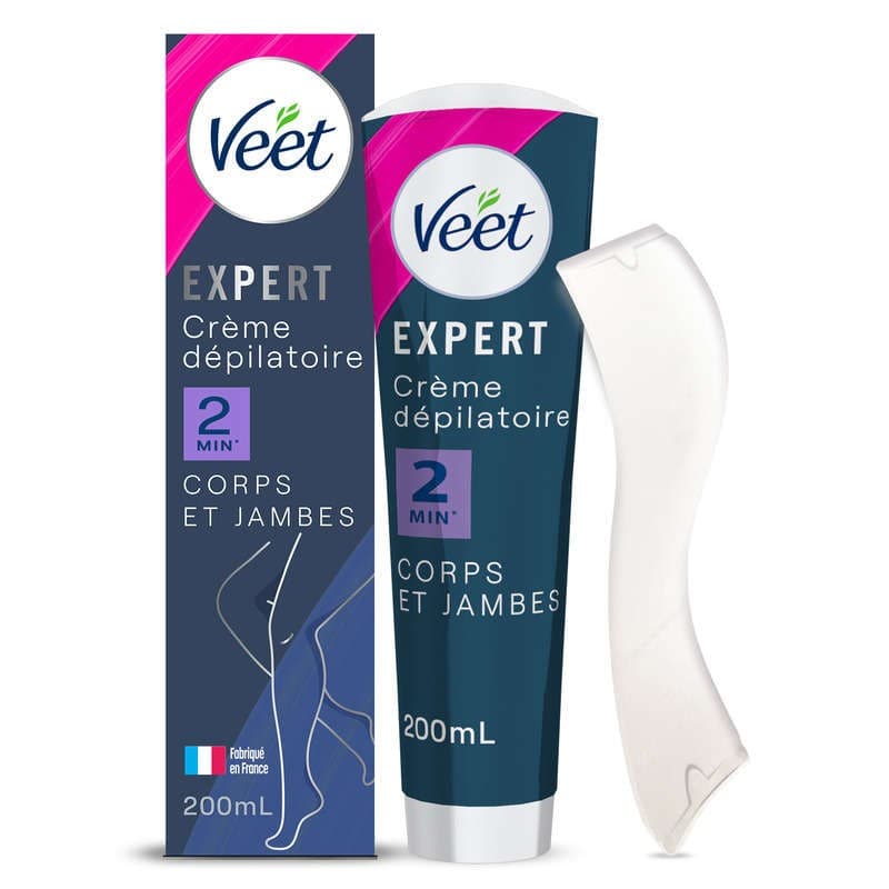 Veet Expert Crème dépilatoire Corps Peaux sensibles 200ml