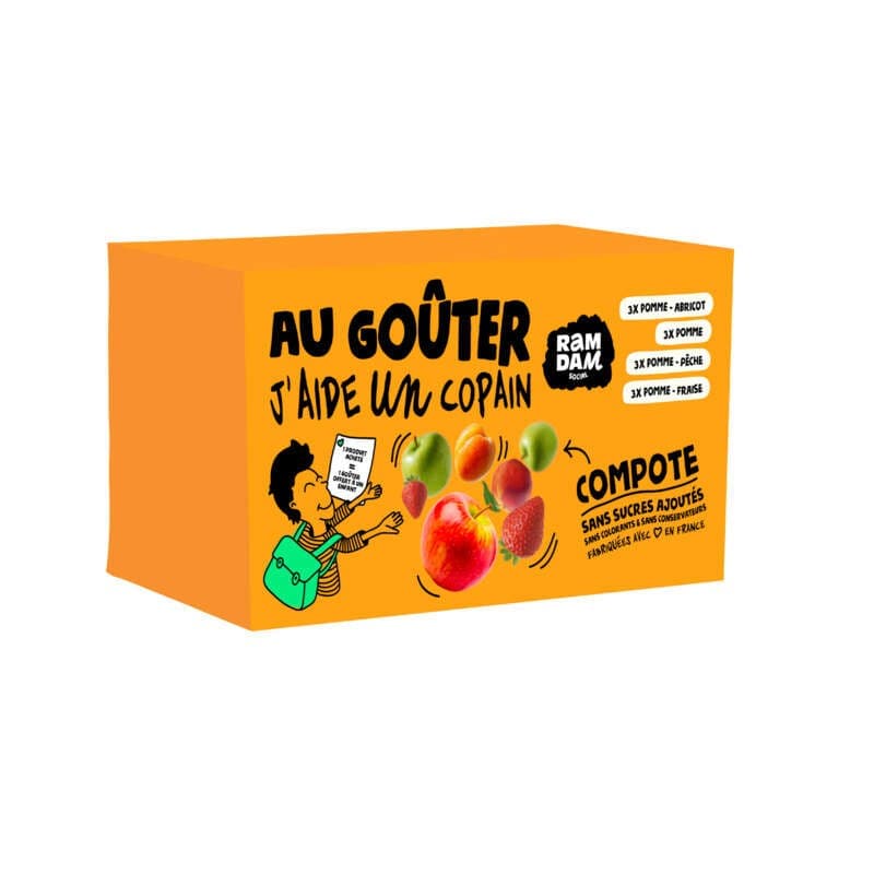 Ramdam Gourde compote panachés 12x90g