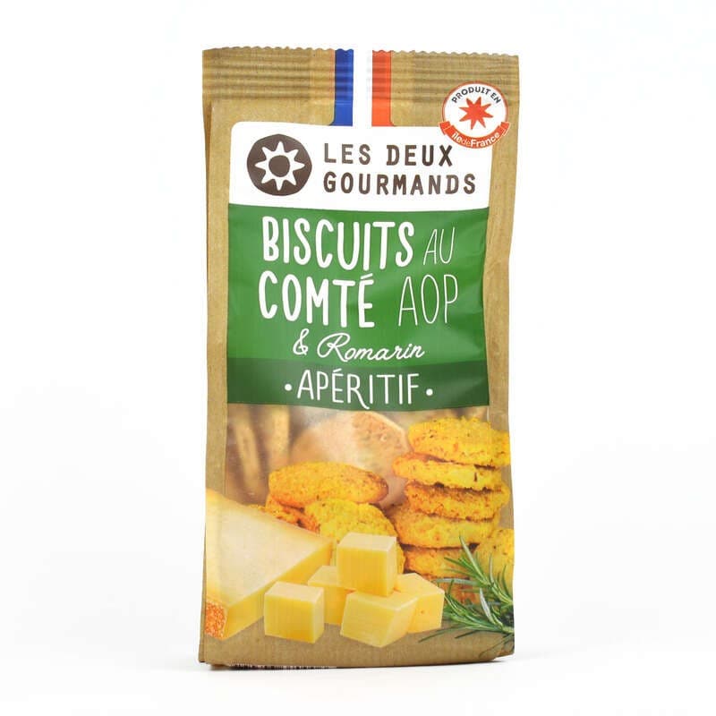 Les Deux Gourmands Biscuits au Comté 100g