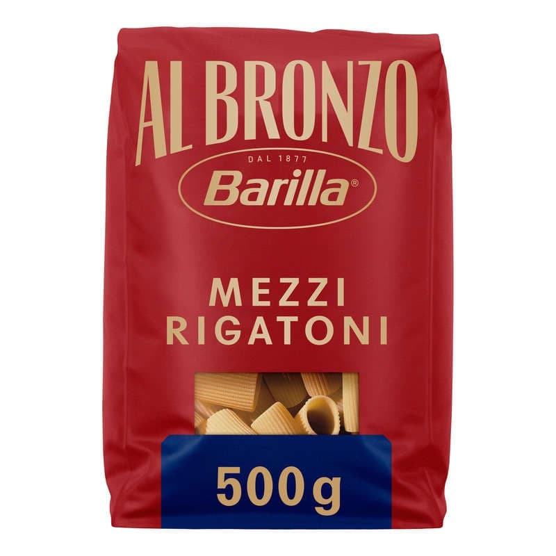 Barilla Pâtes premium Mezzi Rigatoni Al Bronzo 500g