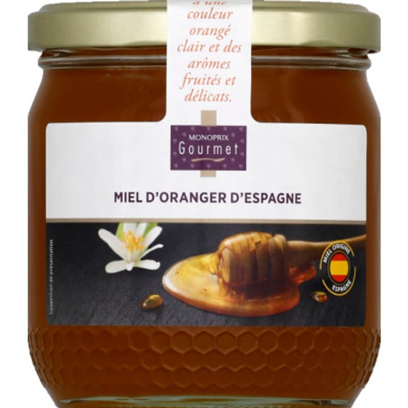 Monoprix Gourmet Miel d'oranger 500g