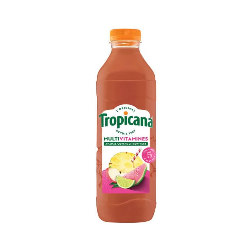 Tropicana Jus Multivitamine Ananas Goyave Citron 1L