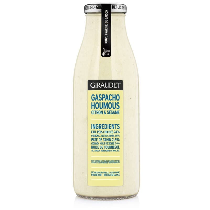 Giraudet Gaspacho houmous citron & sesame 50cl