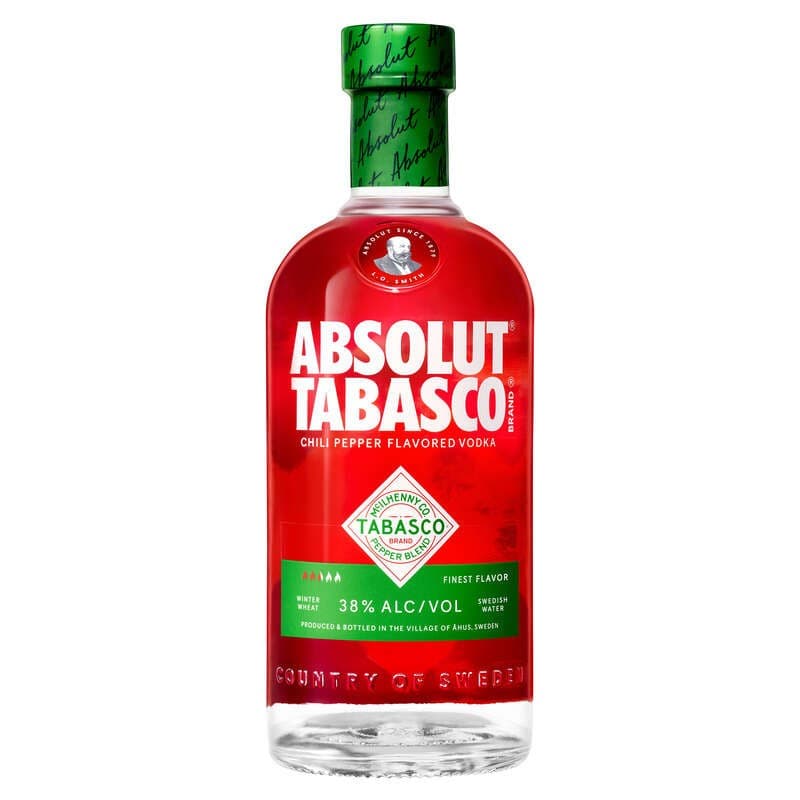 Absolut Tabasco Vodka pimenté 38° 70cl