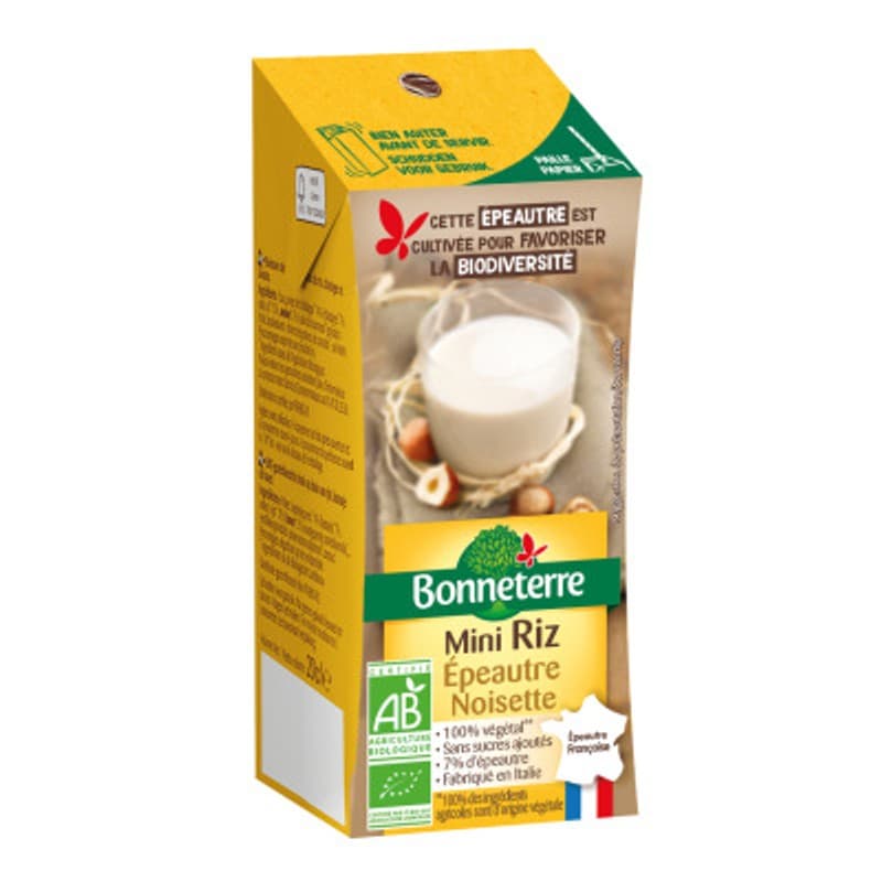 [Par Naturalia] Bonneterre Boisson Riz Epeautre Noisette Bio 20cl