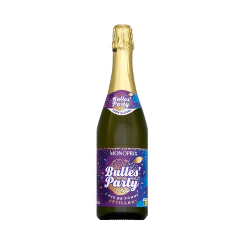 Monoprix Jus de pomme pétillant 75cl