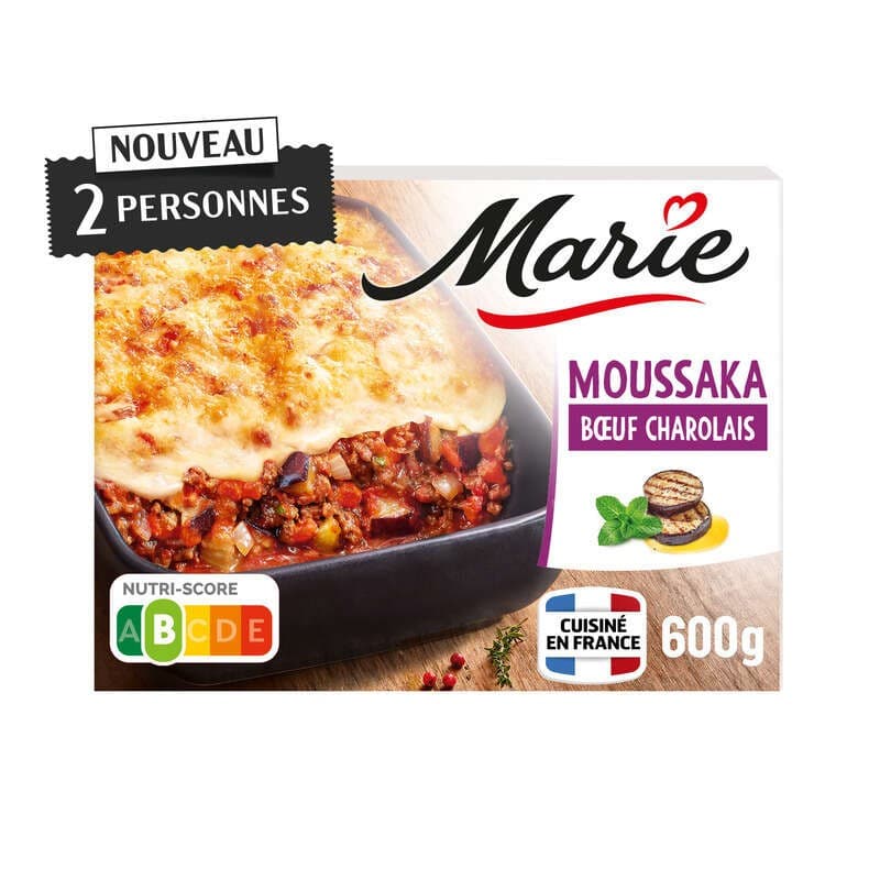 Marie Moussaka Bœuf Charolais 600g