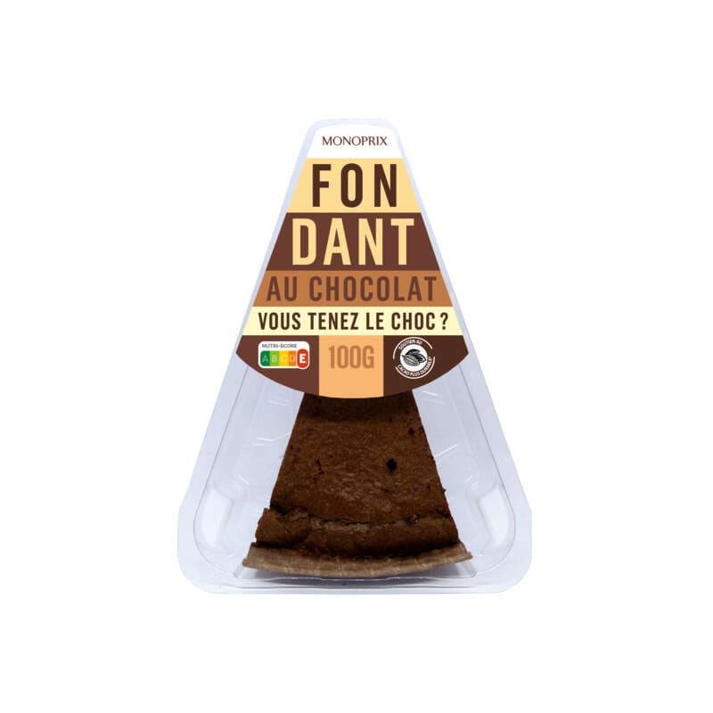 Monoprix Fondant au chocolat 100g