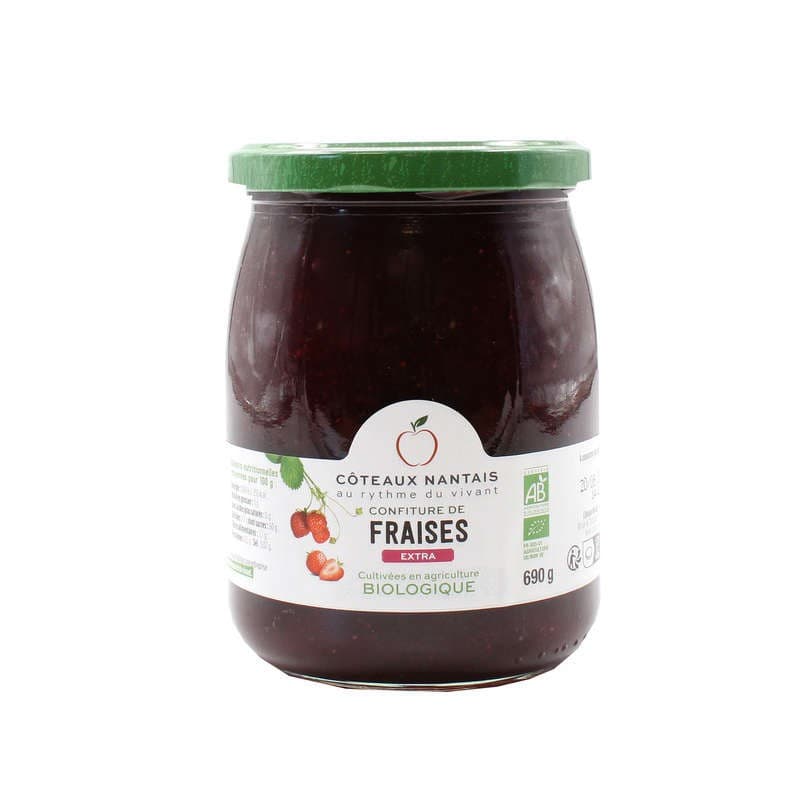 [Par Naturalia] Coteaux Nantais Confiture de Fraises Extra Bio 690g