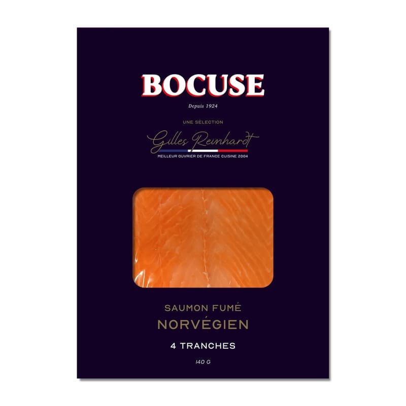Bocuse Saumon Fumé Norvégien x4 Tranches 140g