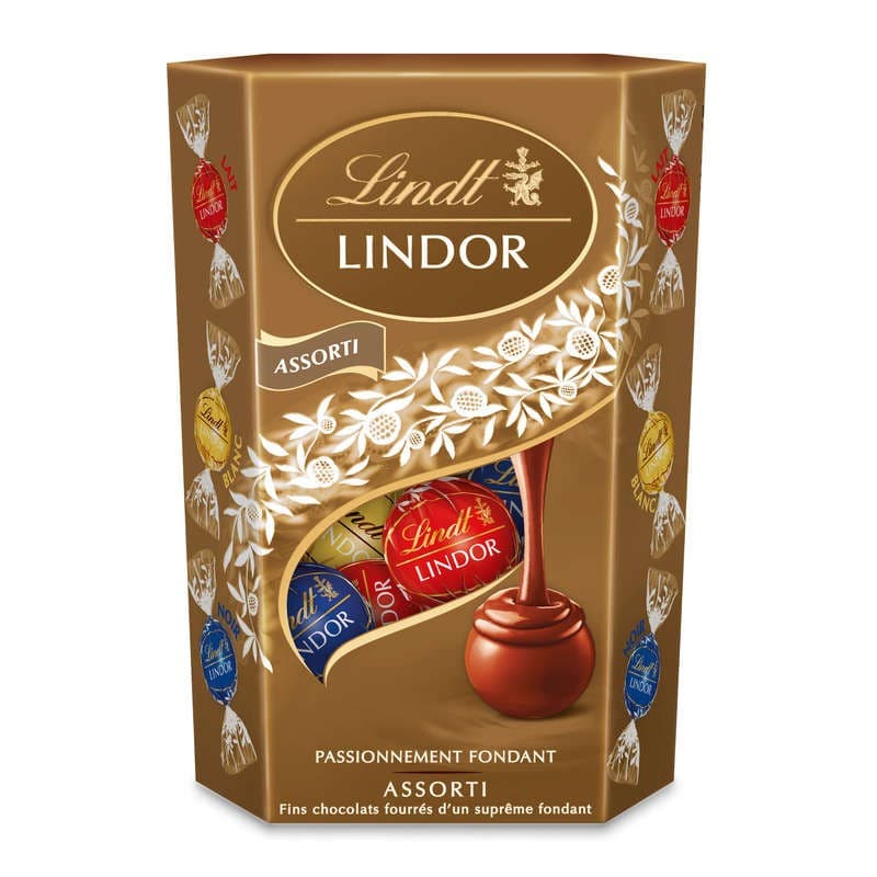 Lindt Lindor Assortiment De Bonbons Cornet 200g