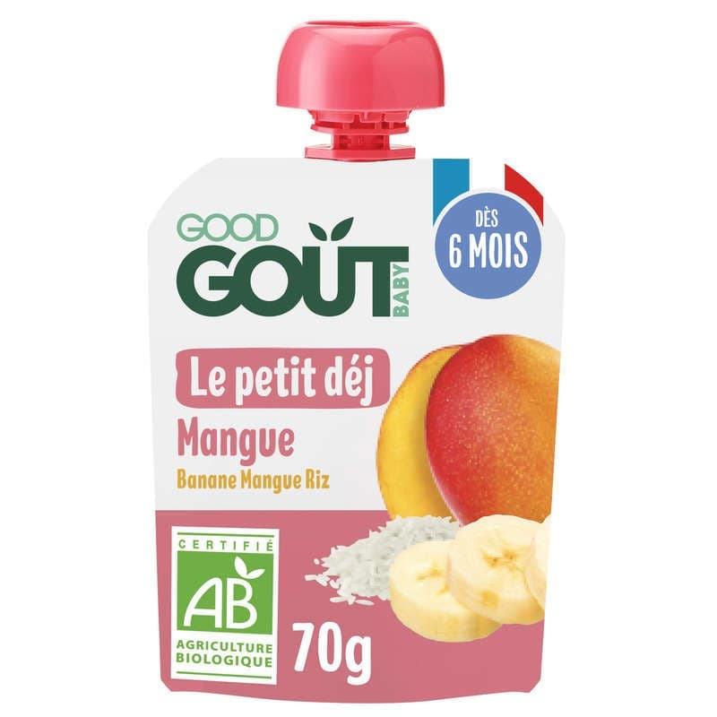 Good Goût Gourde Mangue dès 4mois Bio 120g