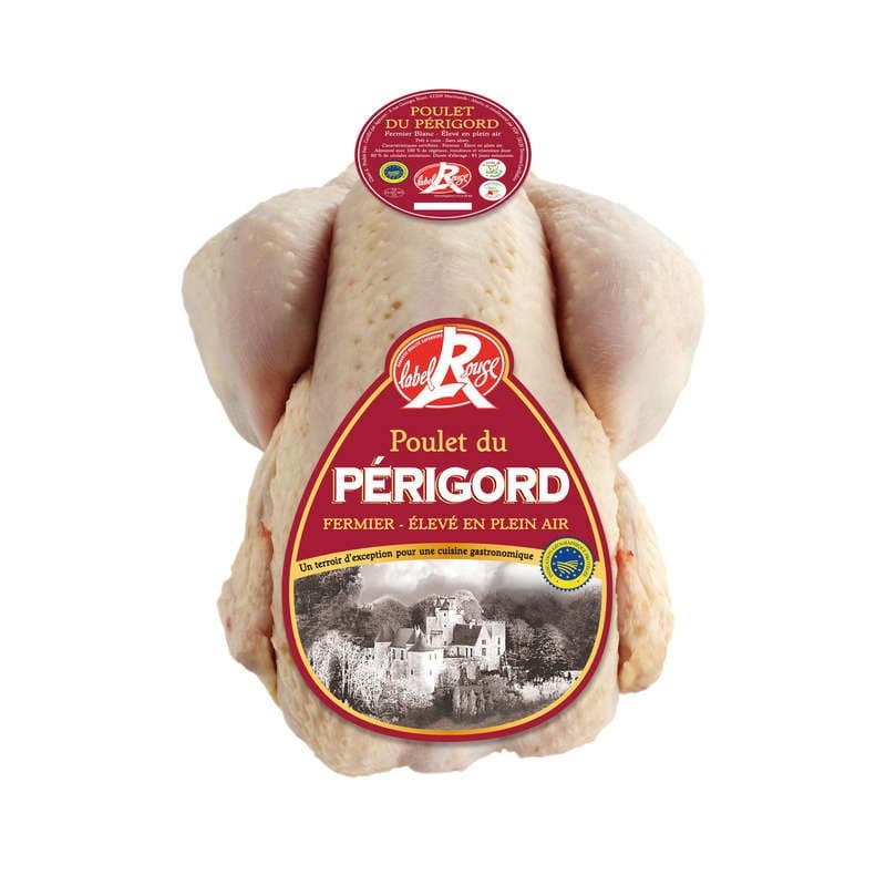 Le Croquant Poulet Fermier Blanc Périgord 1,7kg