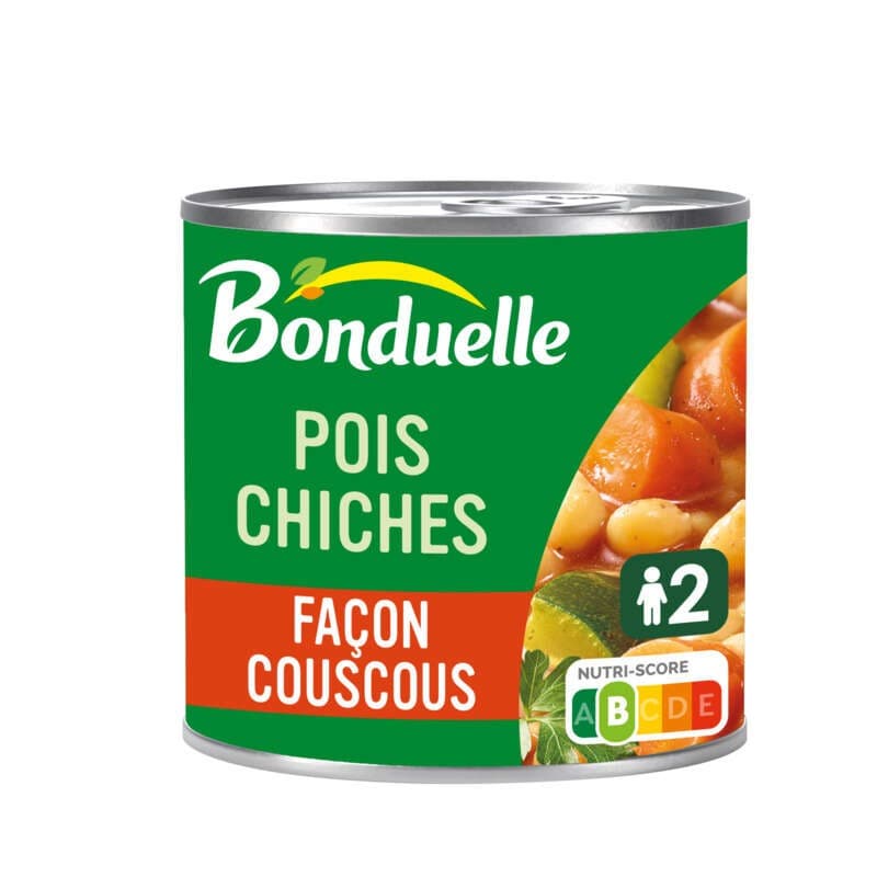Bonduelle Pois chiches façon couscous 400g