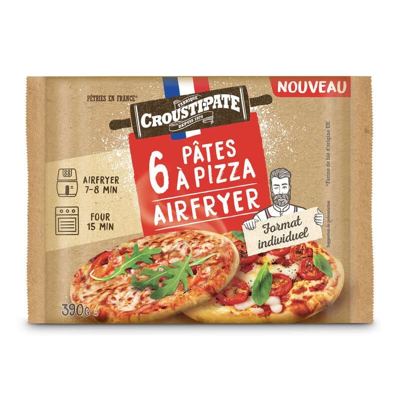 Croustipate Pâte à pizza x6