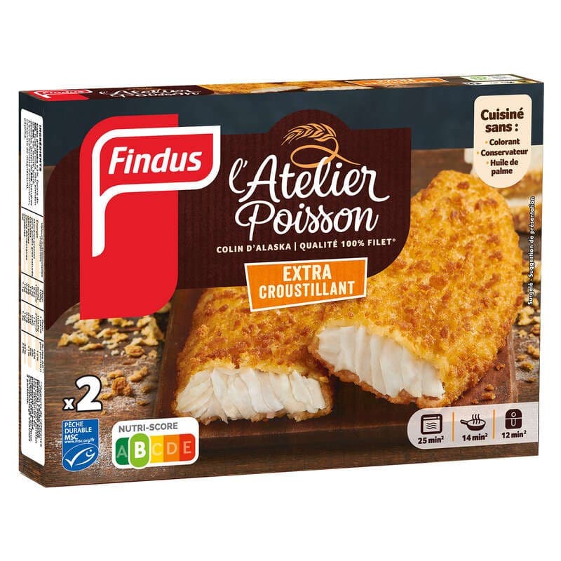 Findus Colin d'Alaska Extra Croustillant 250g