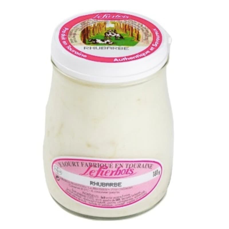 Fierbois Yaourt Rhubarbe 180g