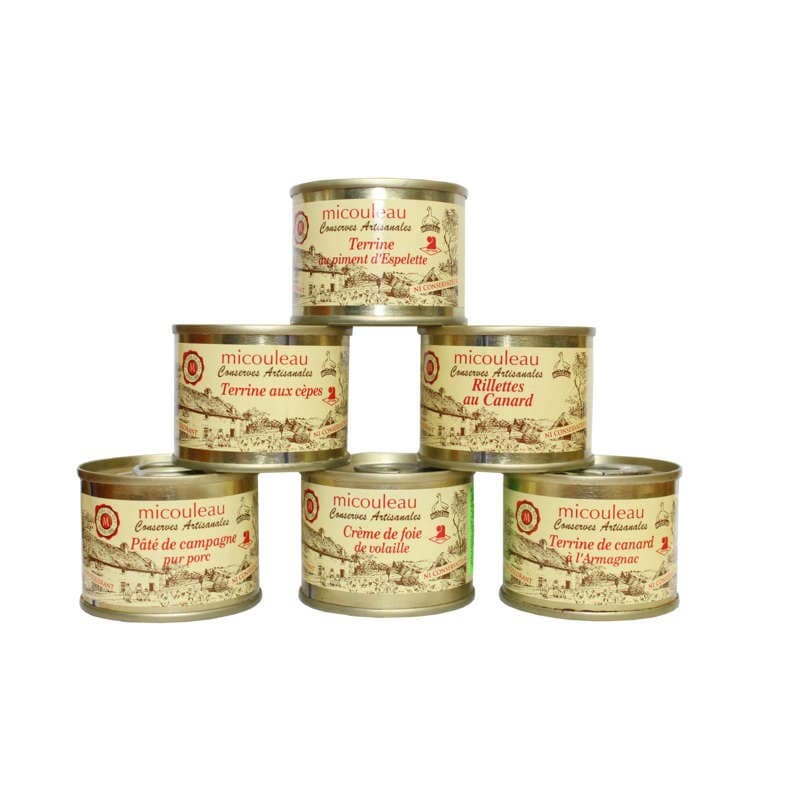 Micouleau Assortiment De Pâté Et Terrine 6x65g
