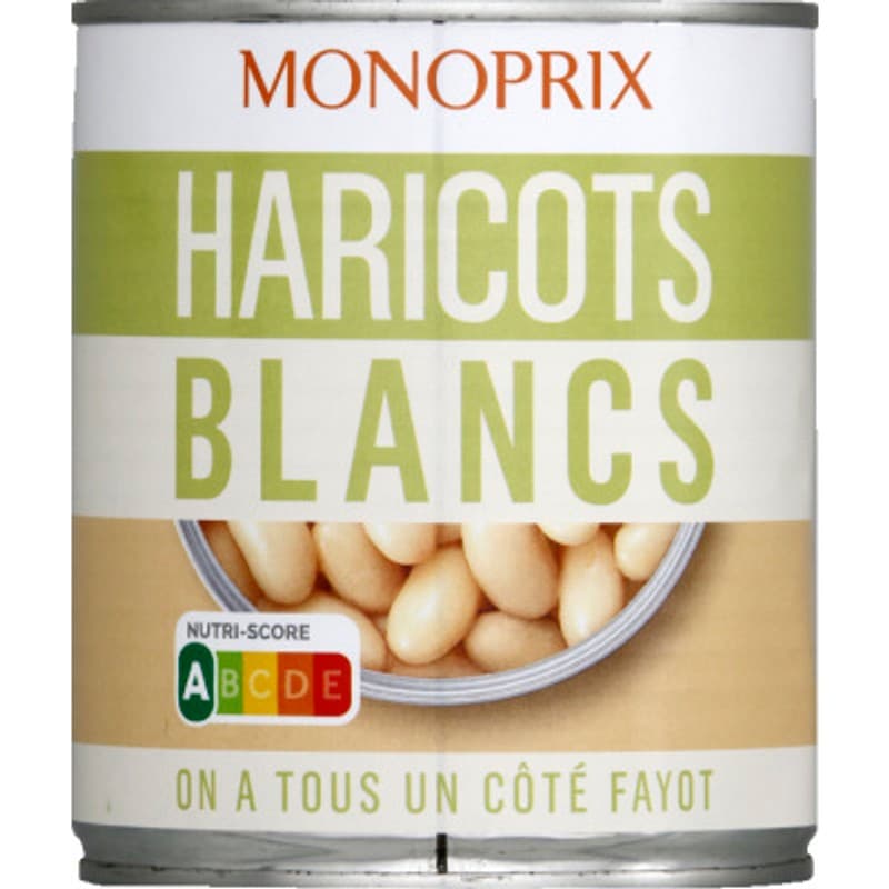 Monoprix Haricots Blancs 500g