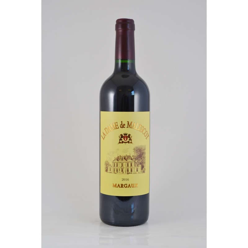 La Dame De Malescot Bordeaux Margaux A.O.P. Rouge 2016 75CL