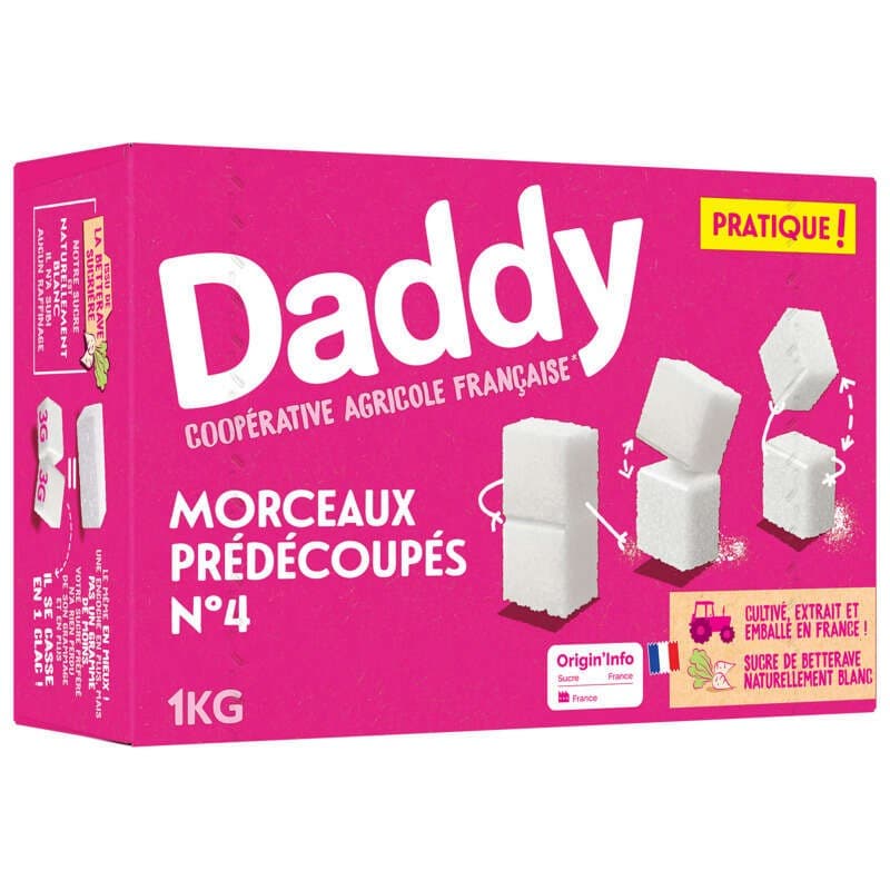 Daddy Sucre en morceaux N°4 1kg