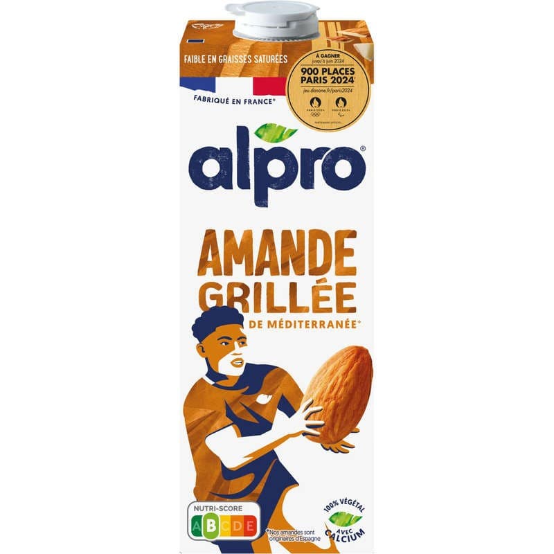 Alpro Boisson Végétale Lait D'Amande Grillée 1L