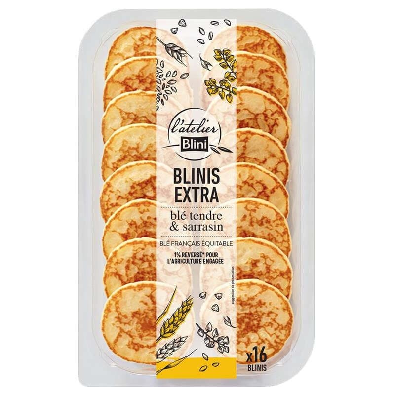 L'Atelier Blini Blinis Frais Au Blé Tendre 135g