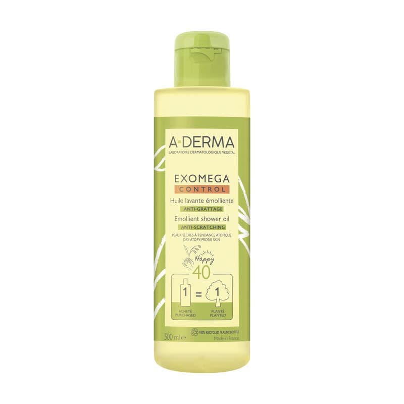 [Para] A-Derma Exomega Control Huile Lavante Emolliente Anti-Grattage 500ml