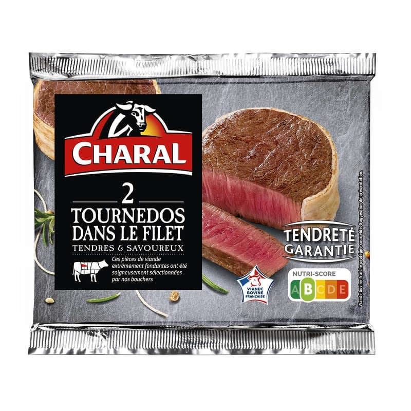 Charal Tournedos Dans Le Filet, Tendre Et Savoureux 2x140g