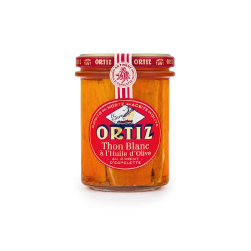 Ortiz Thon Blanc Germon À L'Huile D'Olive Au Piment D'Espelette 150g