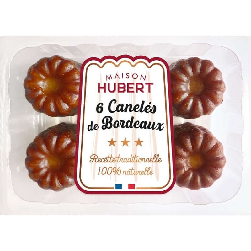 Les Pâtisseries d'Hubert Canelés de Bordeaux x6 360g