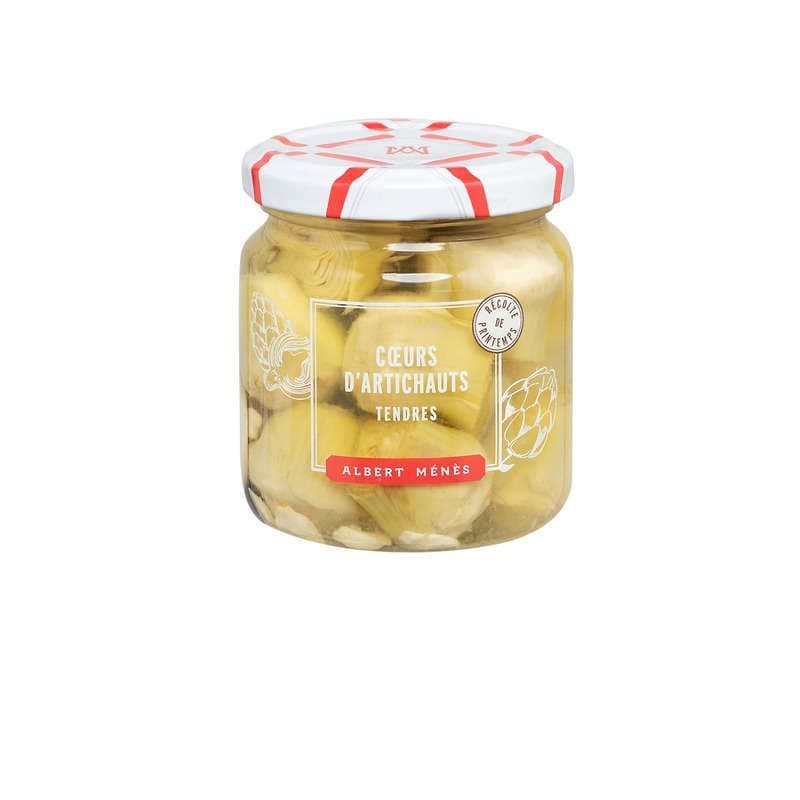 Albert Ménès Cœurs D'Artichauts À L'Ail 120g