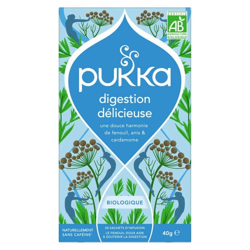 Pukka Merveilles de la nature Infusion Digestion délicieuse Bio x20