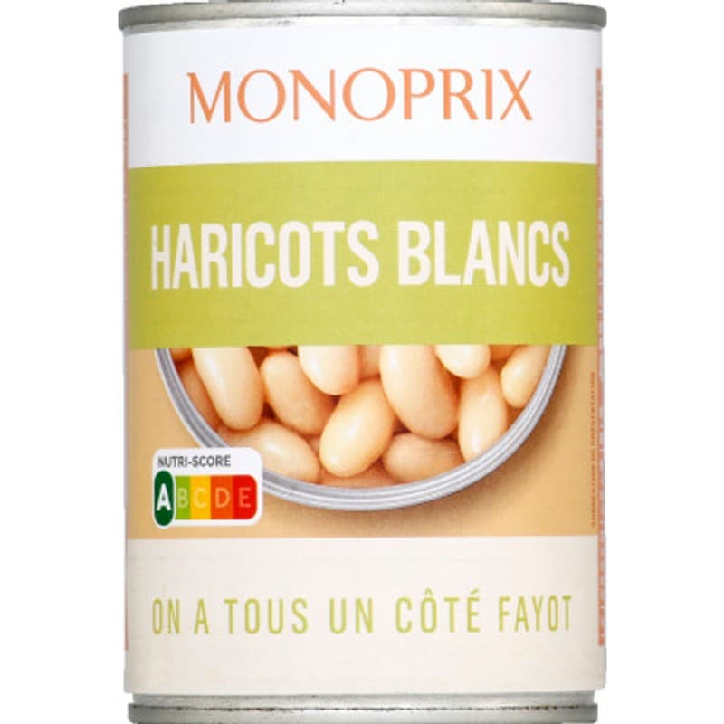 Monoprix Haricots Blancs 250g