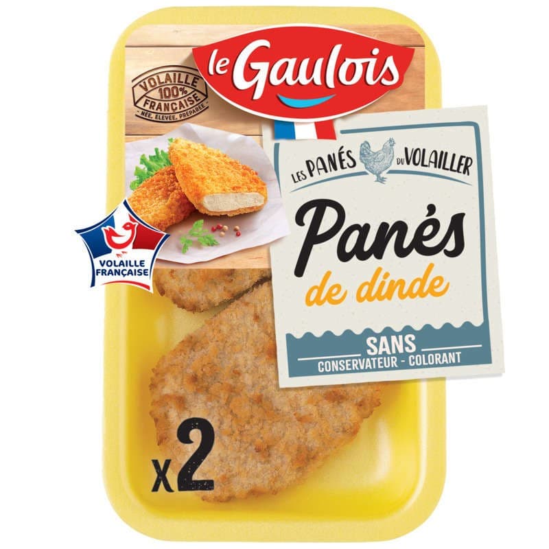 Le Gaulois Panés De Dinde x2 200g