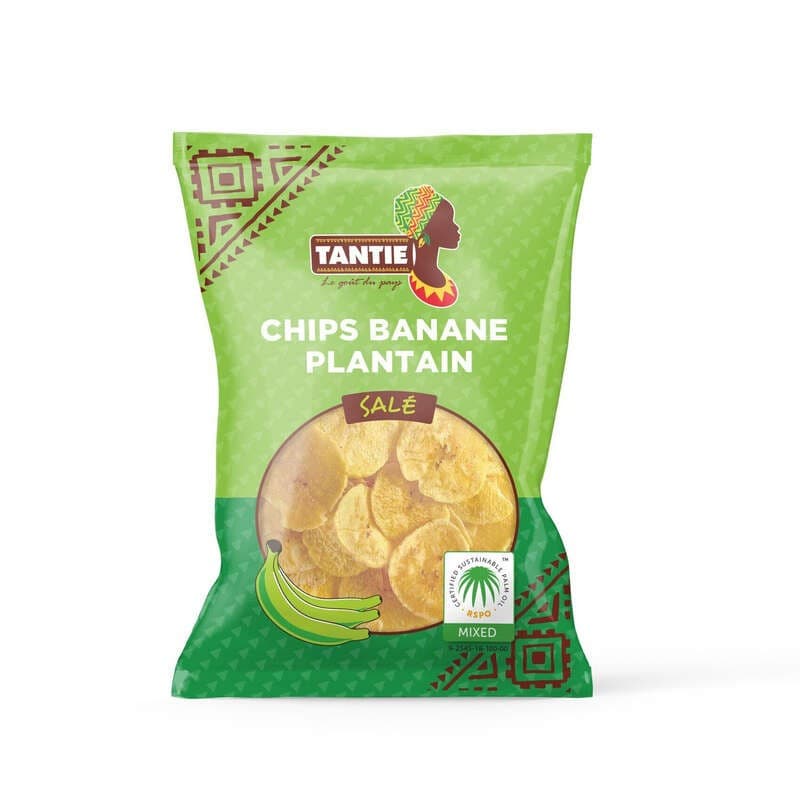 Tantie Chips banane salées 85g