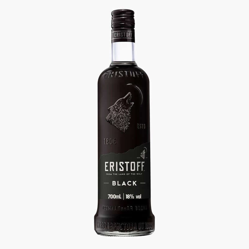 Boisson à base de vodka Eristoff Black 18° - 70cl