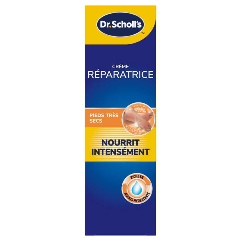 Scholl Crème Réparatrice Pieds Très Secs, Vitamine E + Aloe Vera 75ml