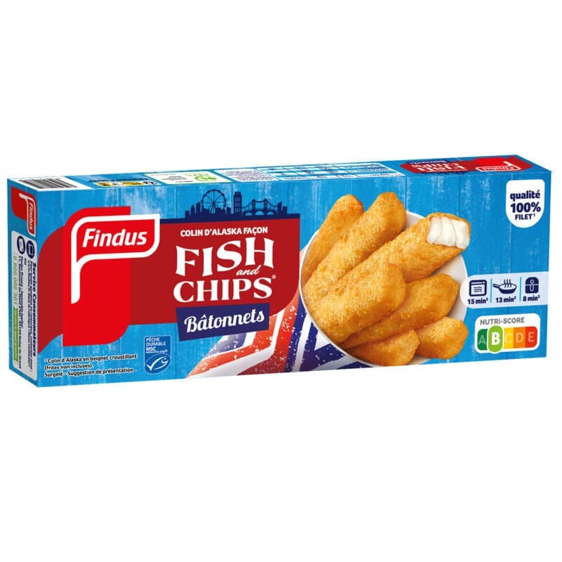Findus Colin d'Alaska façon Fish & Chips 364g