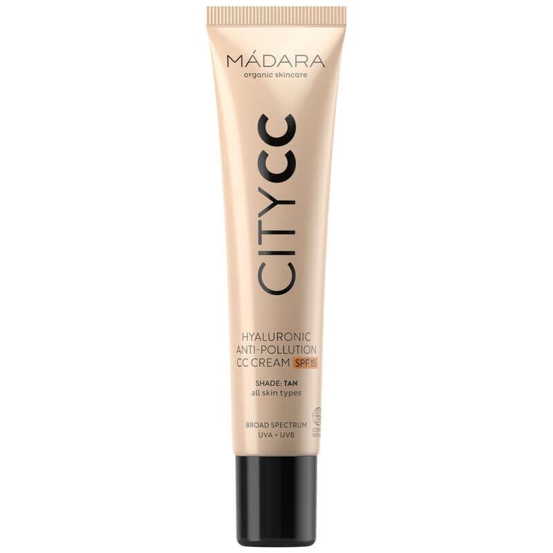 Mádara CITY CC Hyaluronic Anti-pollution CC Crème SPF15 Teinte Tan 40ml