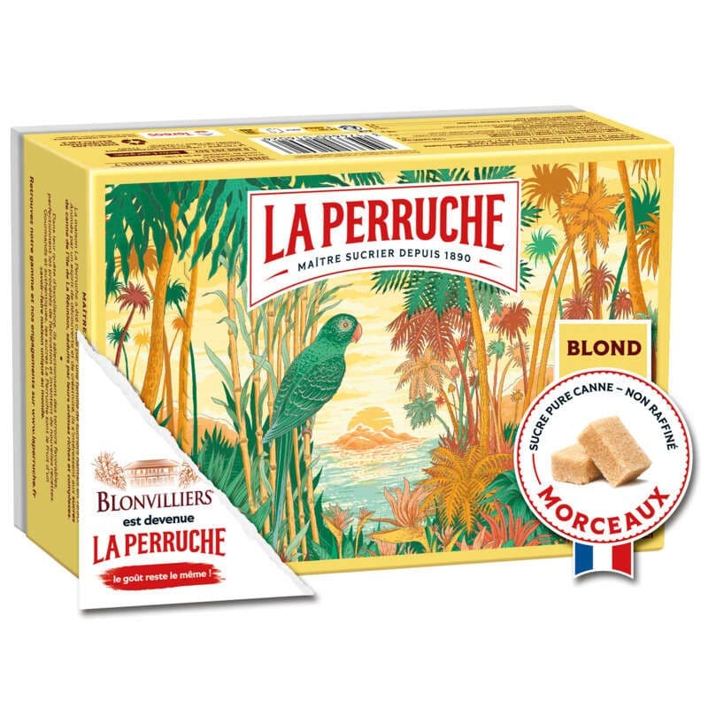 Blonvilliers Sucre Roux De Canne En Morceaux Le Pack De 1Kg