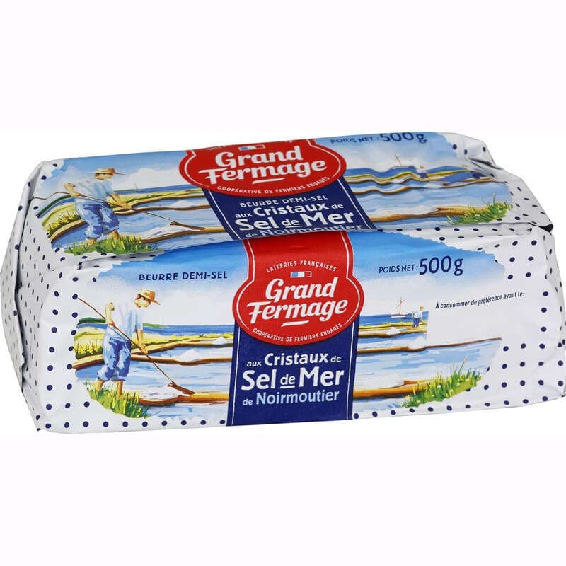 Grand Fermage Beurre au sel de Noirmoutier 500g