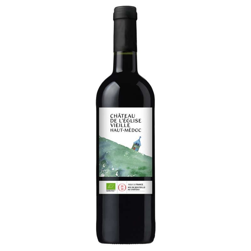 Château De L'Église Vieille Haut-Médoc Aop, Rouge, Bio 75cl