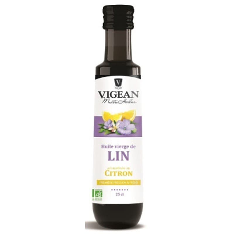 [Par Naturalia] Vigean Huile De Lin Citron Bio 25cl