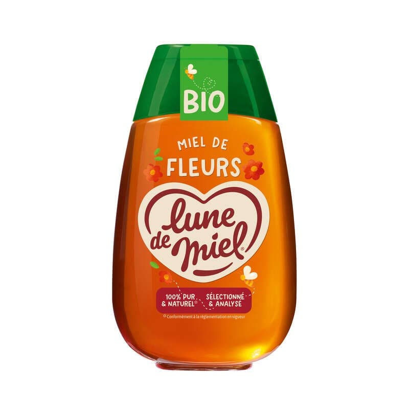 Lune de Miel® Miel de fleurs liquide Bio 500g