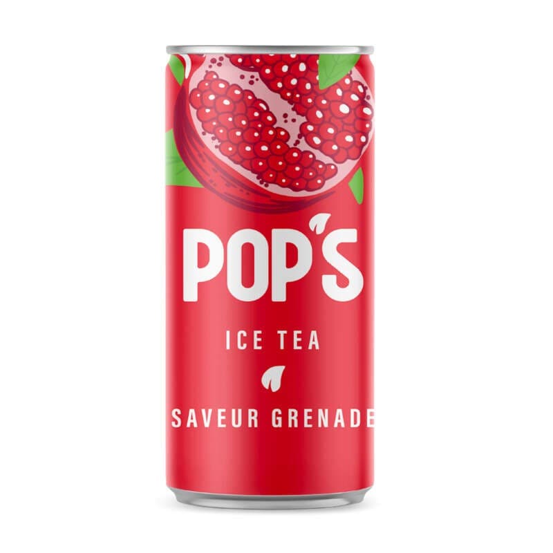 Pop's Thé Glacé saveur Grenade 33cl