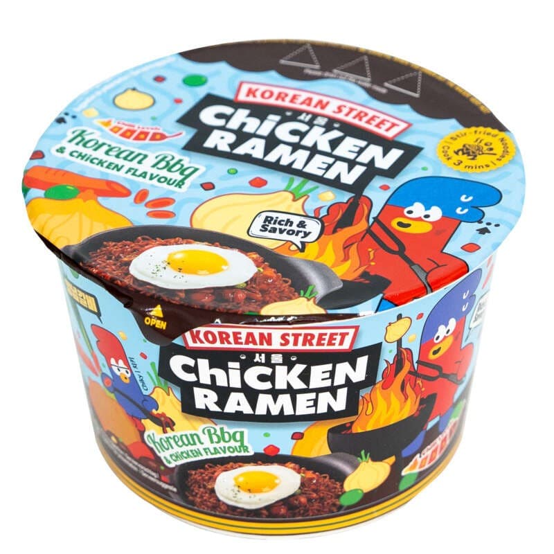 Korean Street BBQ & Chicken Ramen Flavour 104g